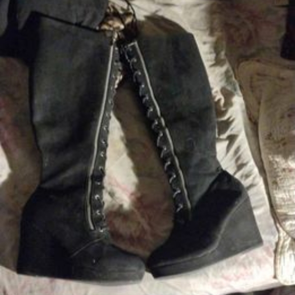 Parcen wedge, size 10, black - Picture 2 of 4